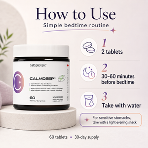 CalmDeep™ Magtein® Magnesium L-Threonate + GABA Relaxation & Sleep Support