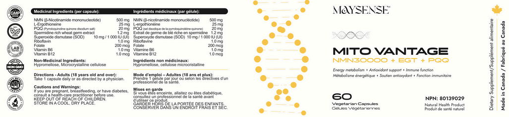 MitoVantage™ Cellular Energy & Longevity Complex