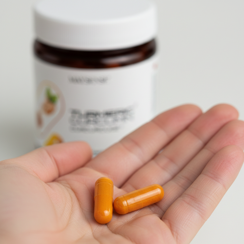 Premium Maysense Turmeric Curcumin, rated as a top-tier anti-inflammatory supplement made in Canada for professional wellness.