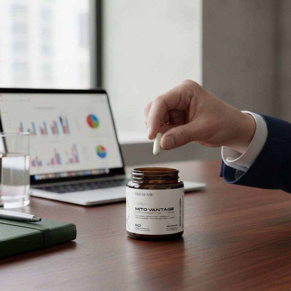 Mitovantage nmn daily routine office lifestyle