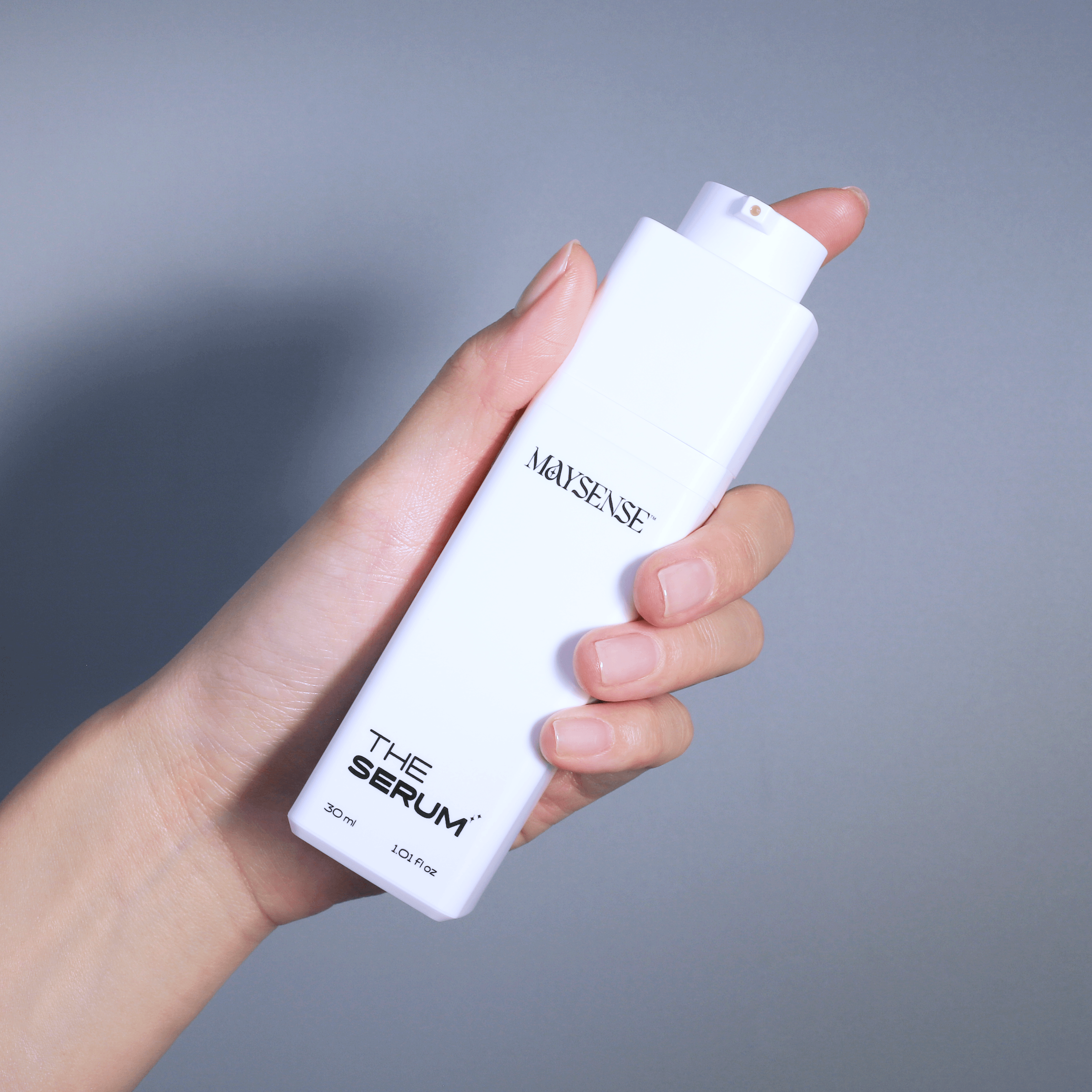 MAYSENSE THE SERUM|Slider packaging of minimalist style