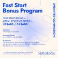 Fast Start Bonus Program